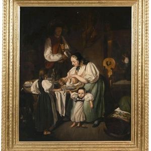 Old Master Painting original work of art Dutch School.